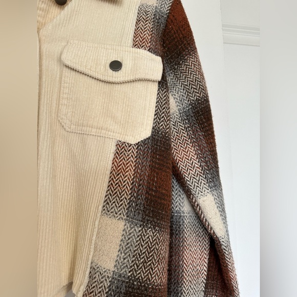 Plaid and Corduroy Mystree Jacket NWOT - Picture 5 of 5
